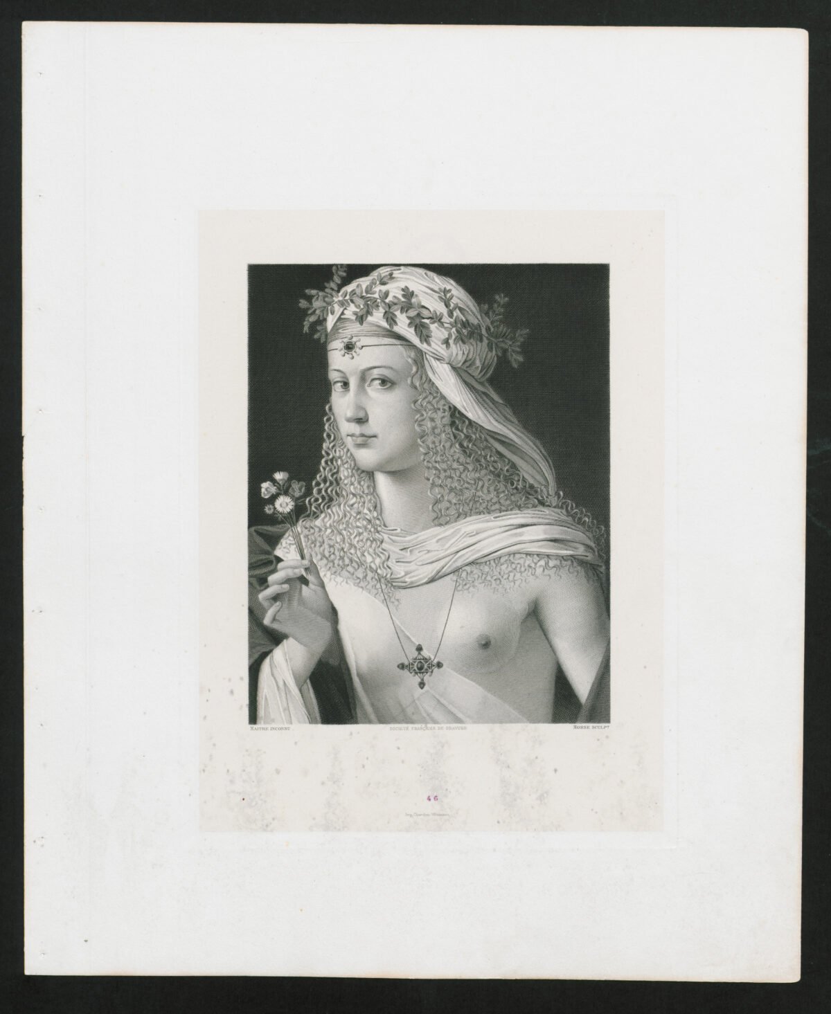 <span class="numbwork">0702</span > <span class="bullwork">•</span > Retrato de una cortesana vestida como Flora - Image 2