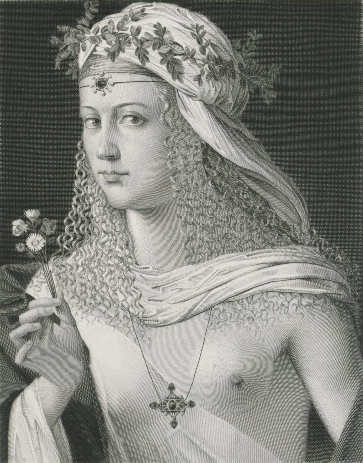 <span class="numbwork">0702</span > <span class="bullwork">•</span > Retrato de una cortesana vestida como Flora