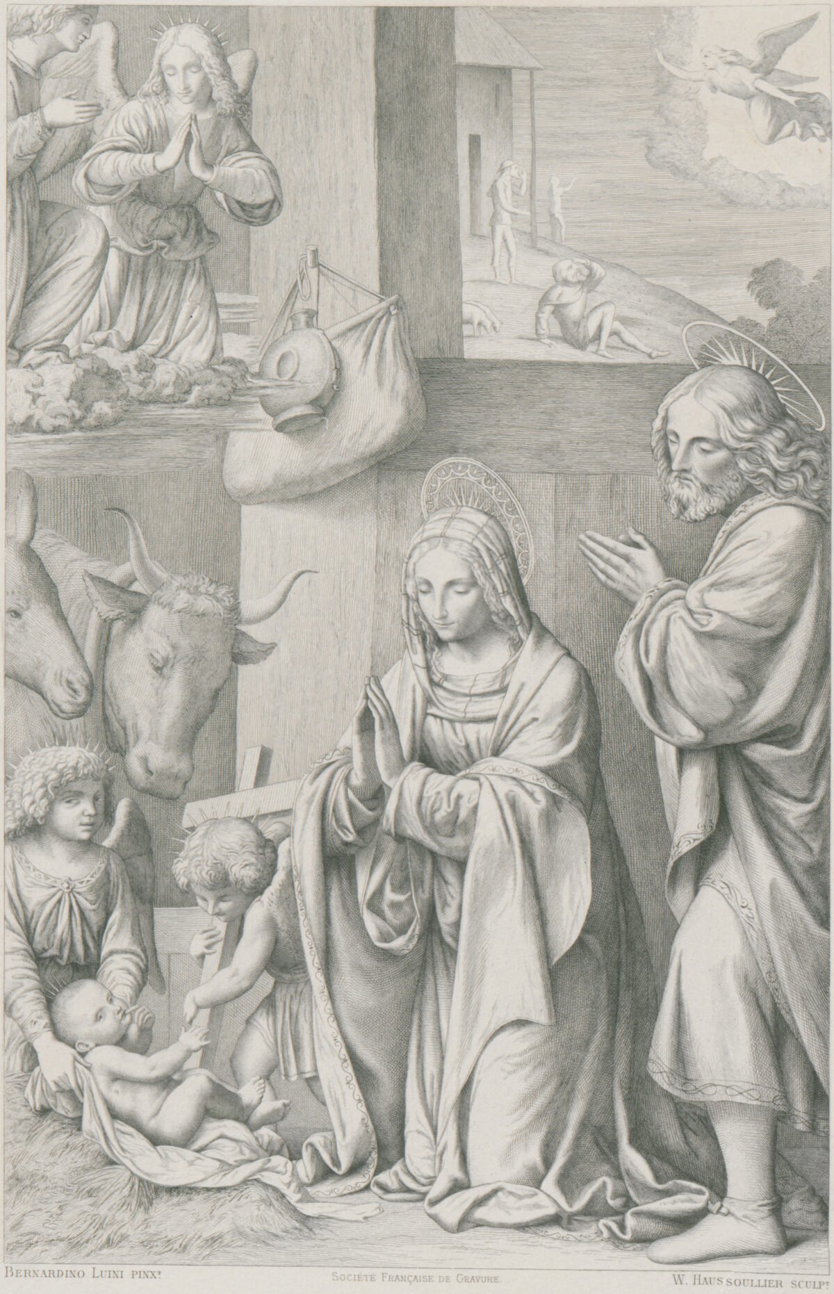 <span class="numbwork">0735</span > <span class="bullwork">•</span > La Sagrada Familia en el pesebre