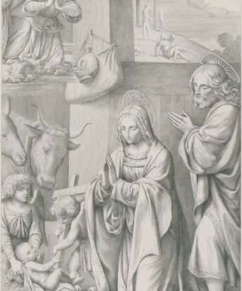 <span class="numbwork">0735</span > <span class="bullwork">•</span > La Sagrada Familia en el pesebre