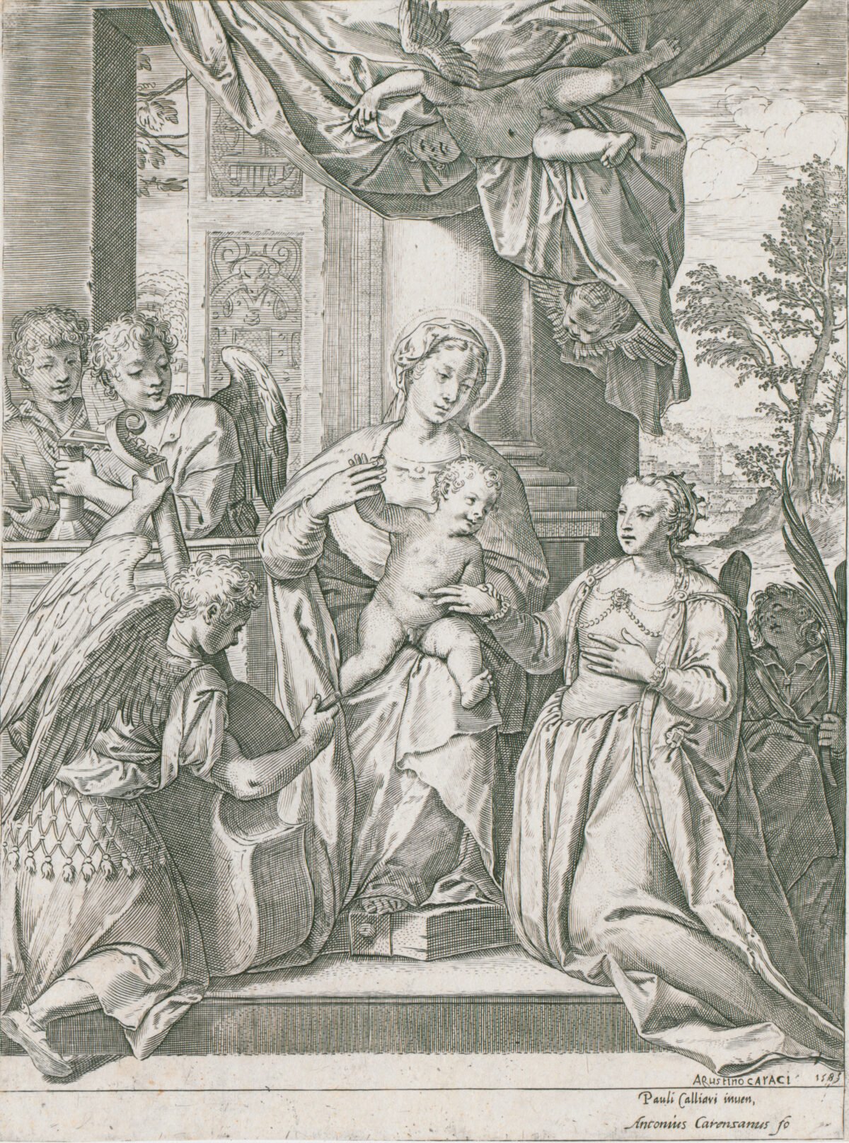 <span class="numbwork">0736</span > <span class="bullwork">•</span > El matrimonio místico de Santa Catalina