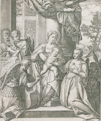 <span class="numbwork">0736</span > <span class="bullwork">•</span > El matrimonio místico de Santa Catalina