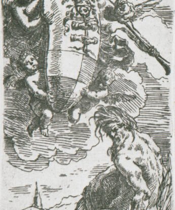 <span class="numbwork">0739</span > <span class="bullwork">•</span > Alegoría del río Foglia (frontispicio con escudo de armas)