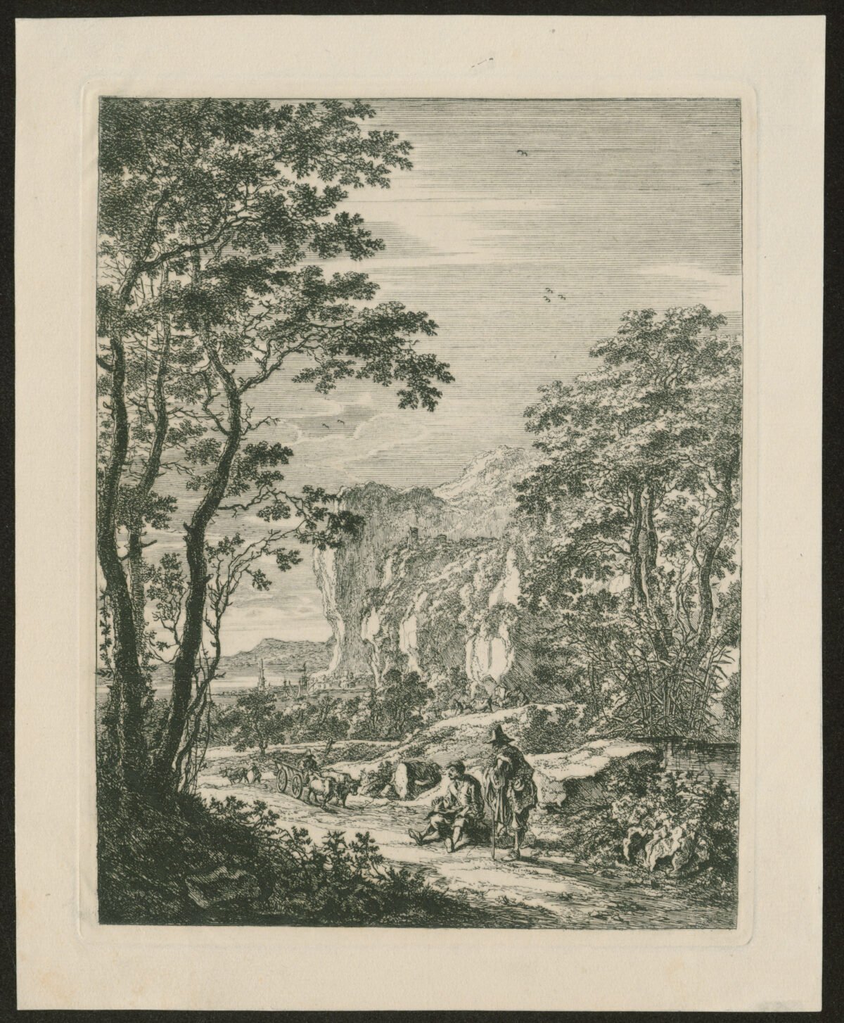 <span class="numbwork">0745</span > <span class="bullwork">•</span > Paisaje con un camino que conduce al bosque - Image 2