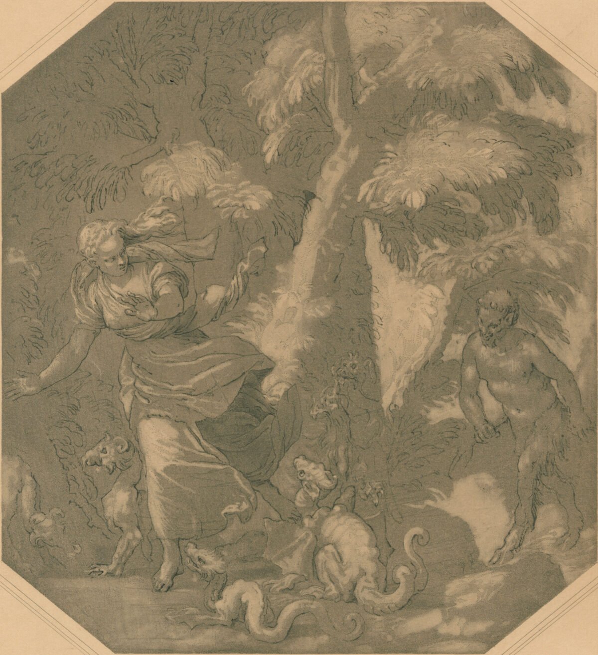 <span class="numbwork">0771</span > <span class="bullwork">•</span > Ninfa perseguida por un sátiro