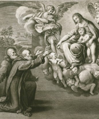 <span class="numbwork">0806</span > <span class="bullwork">•</span > San Nilo y San Bartolomé arrodillados ante la Santísima Virgen