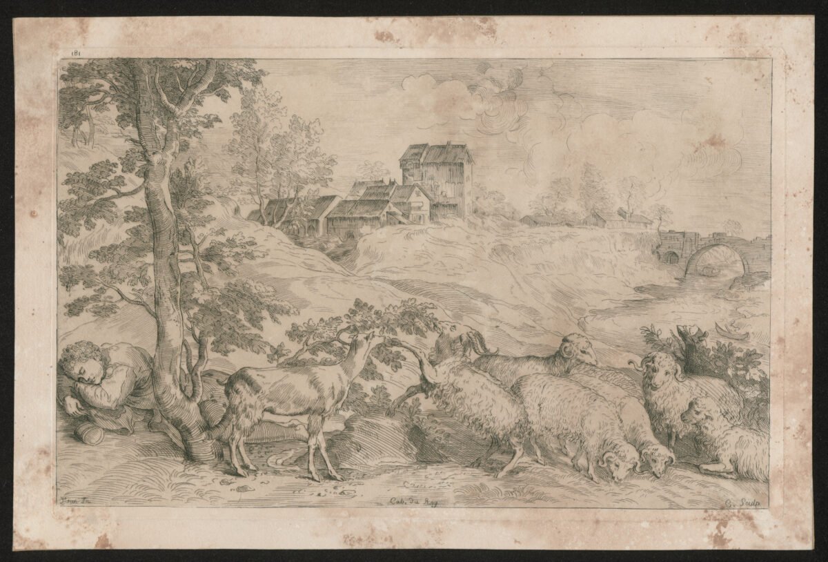 <span class="numbwork">0812</span > <span class="bullwork">•</span > Paisaje con un pastor dormido - Image 2