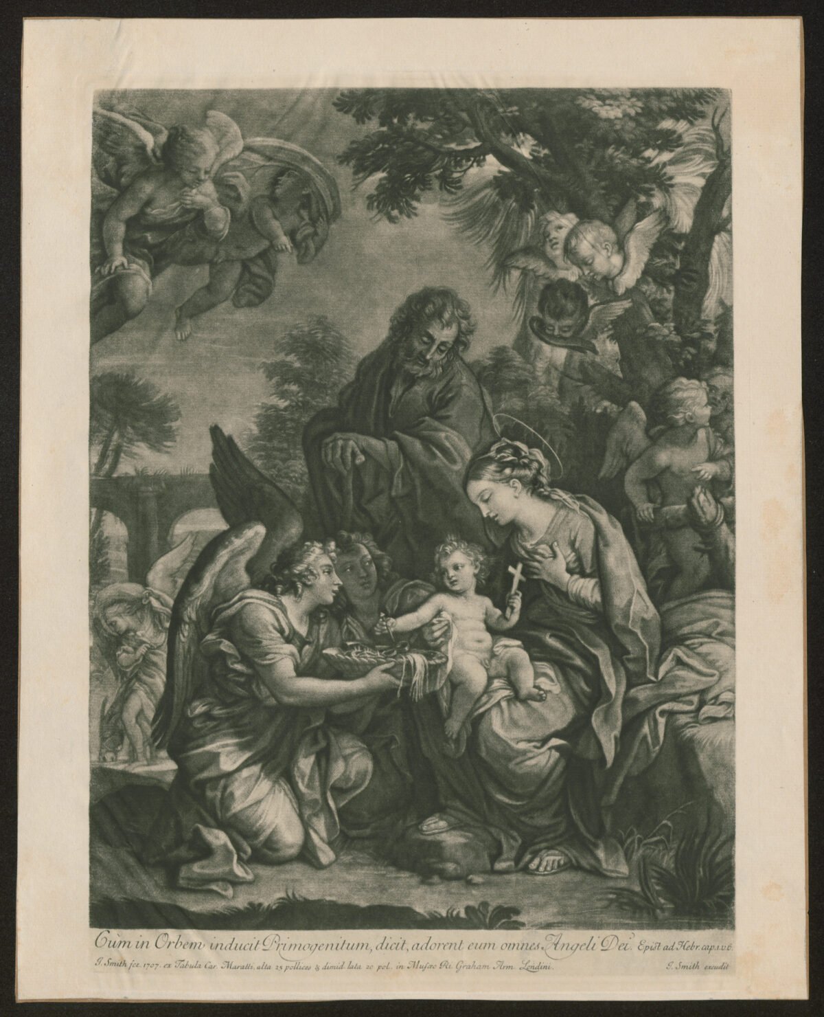 <span class="numbwork">0837</span > <span class="bullwork">•</span > El niño Jesús adorado por ángeles - Image 2
