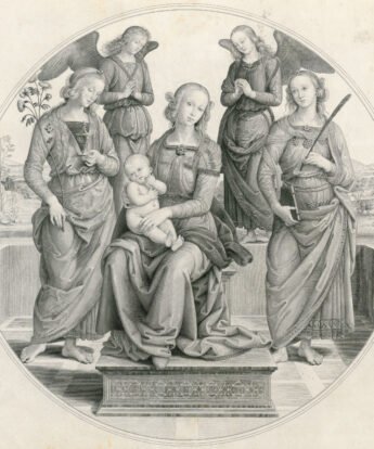 <span class="numbwork">0840</span > <span class="bullwork">•</span > La Virgen y el Niño con santa Catalina y santa Rosa