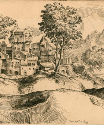 <span class="numbwork">0846</span > <span class="bullwork">•</span > Paisaje con un castillo