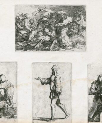 <span class="numbwork">0849</span > <span class="bullwork">•</span > Lucha de monstruos - Dos soldados - Joven caminando - Tres soldados
