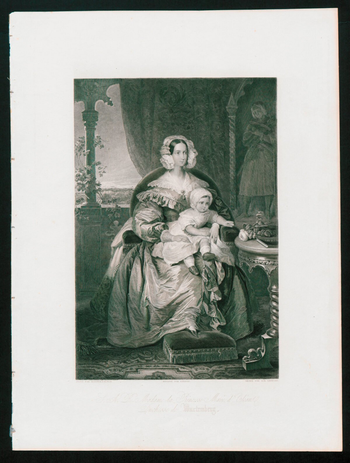 <span class="numbwork">0865</span > <span class="bullwork">•</span > La princesa María de Orleans y su hija - Image 2