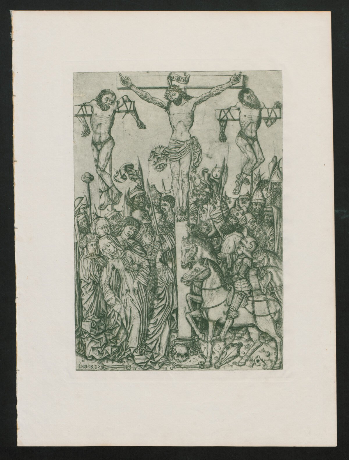 <span class="numbwork">0882</span > <span class="bullwork">•</span > La crucifixión de Cristo con los dos ladrones - Image 2