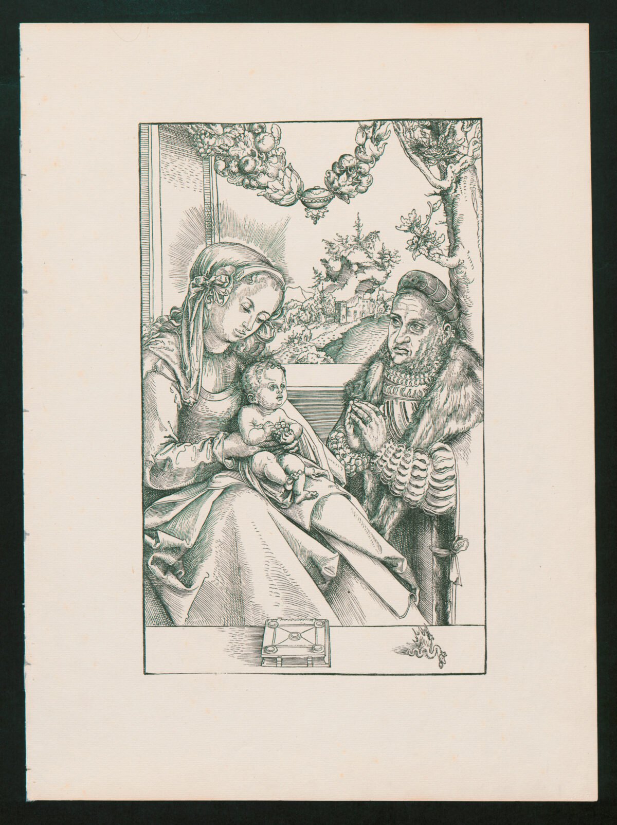 <span class="numbwork">0889</span > <span class="bullwork">•</span > La Virgen y el Niño adorados por Federico el Sabio de Sajonia - Image 2