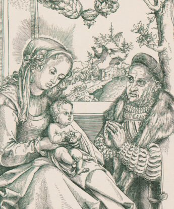 <span class="numbwork">0889</span > <span class="bullwork">•</span > La Virgen y el Niño adorados por Federico el Sabio de Sajonia