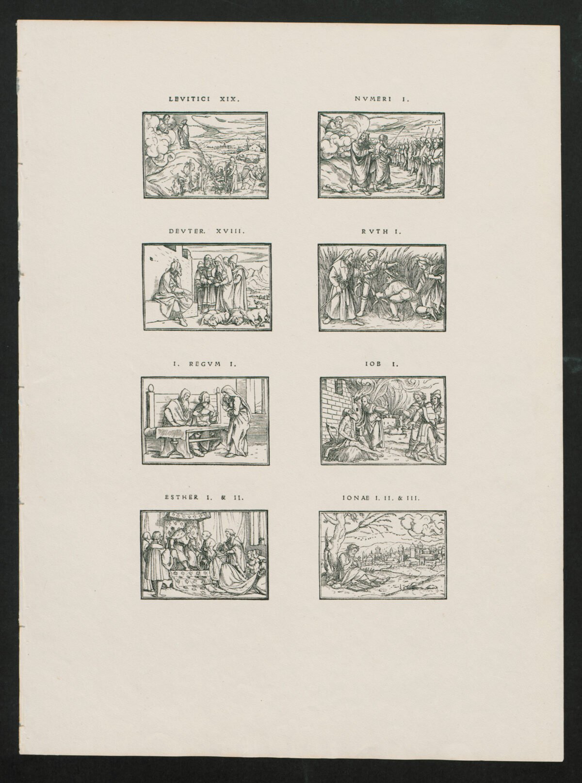 <span class="numbwork">0896</span > <span class="bullwork">•</span > 8 xilografias para Biblia Utriusque Testamenti iuxta Vulgatam Translationem - Image 2