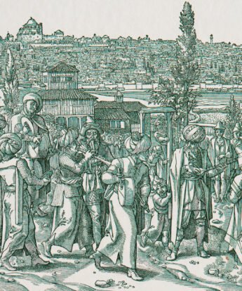 <span class="numbwork">0913</span > <span class="bullwork">•</span > Una procesión frente a la ciudad de Constantinopla