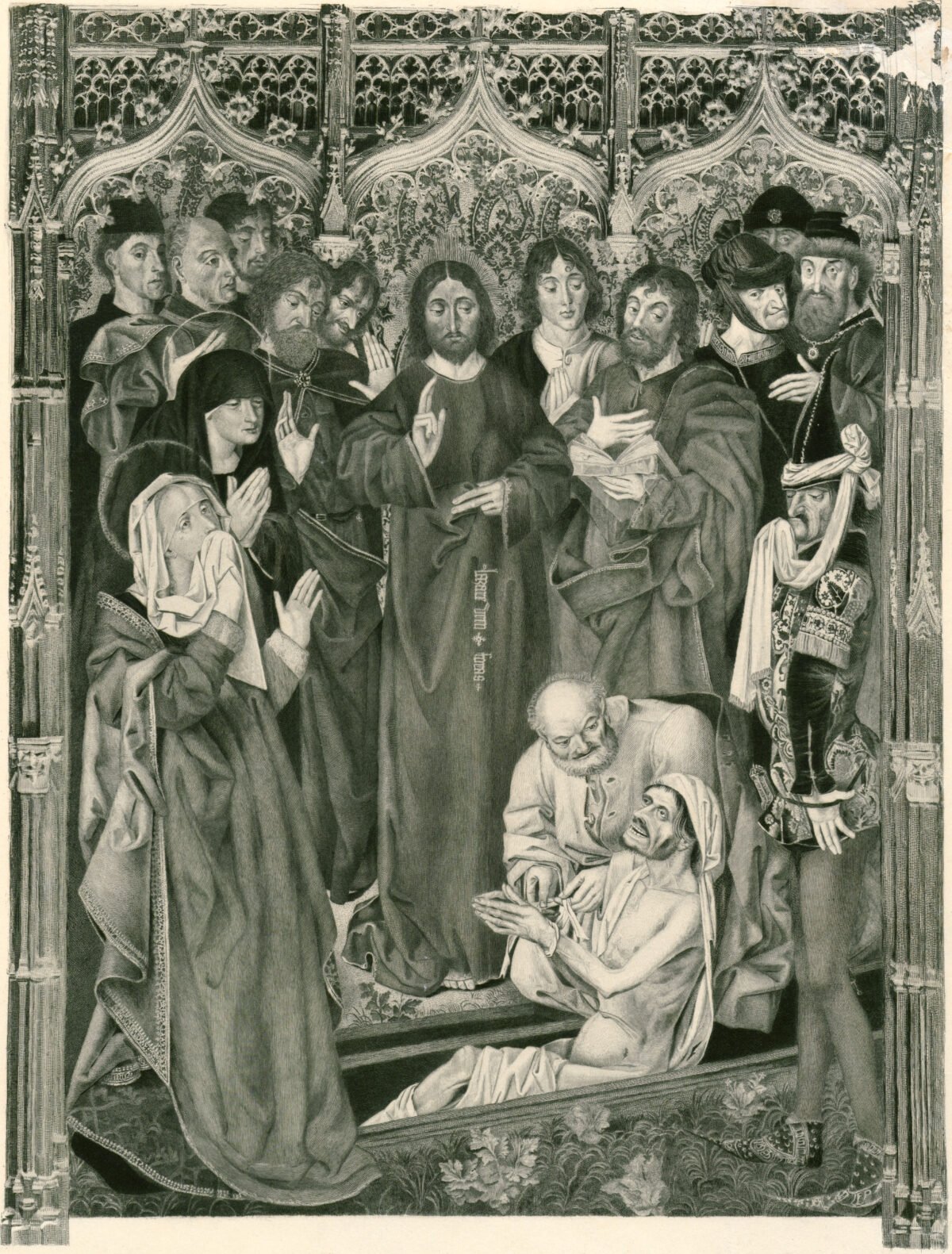 <span class="numbwork">0923</span > <span class="bullwork">•</span > La resurrección de Lázaro (panel central del tríptico)