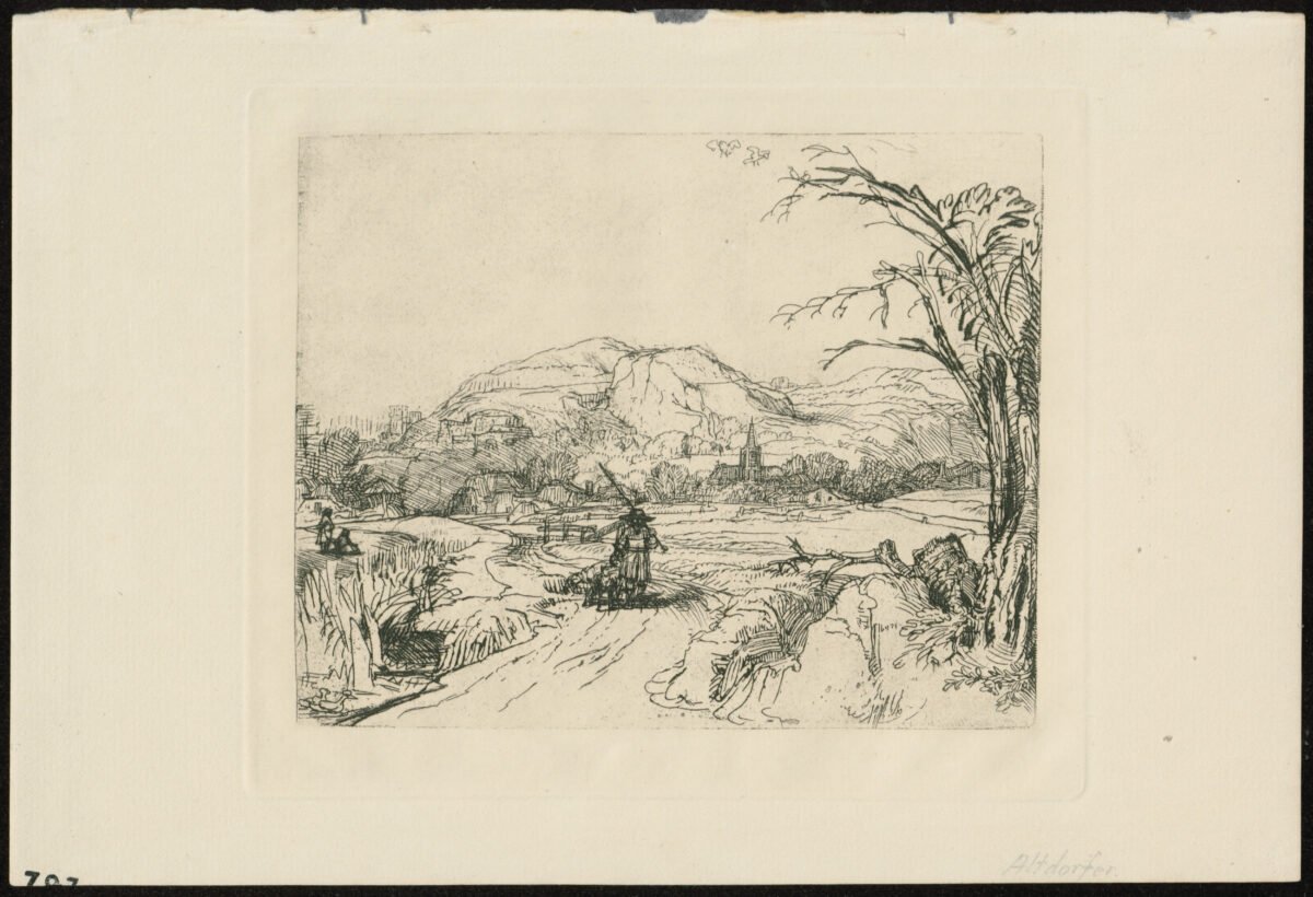 <span class="numbwork">0960</span > <span class="bullwork">•</span > Paisaje con el cazador y su perro - Image 2