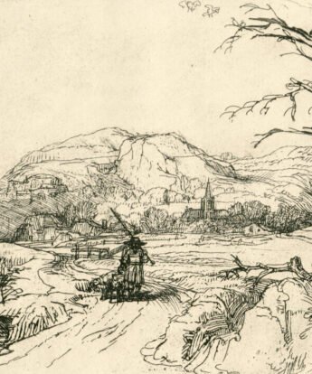 <span class="numbwork">0960</span > <span class="bullwork">•</span > Paisaje con el cazador y su perro