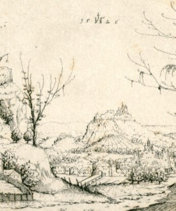 <span class="numbwork">0962</span > <span class="bullwork">•</span > Paisaje con un castillo en lo alto de una roca