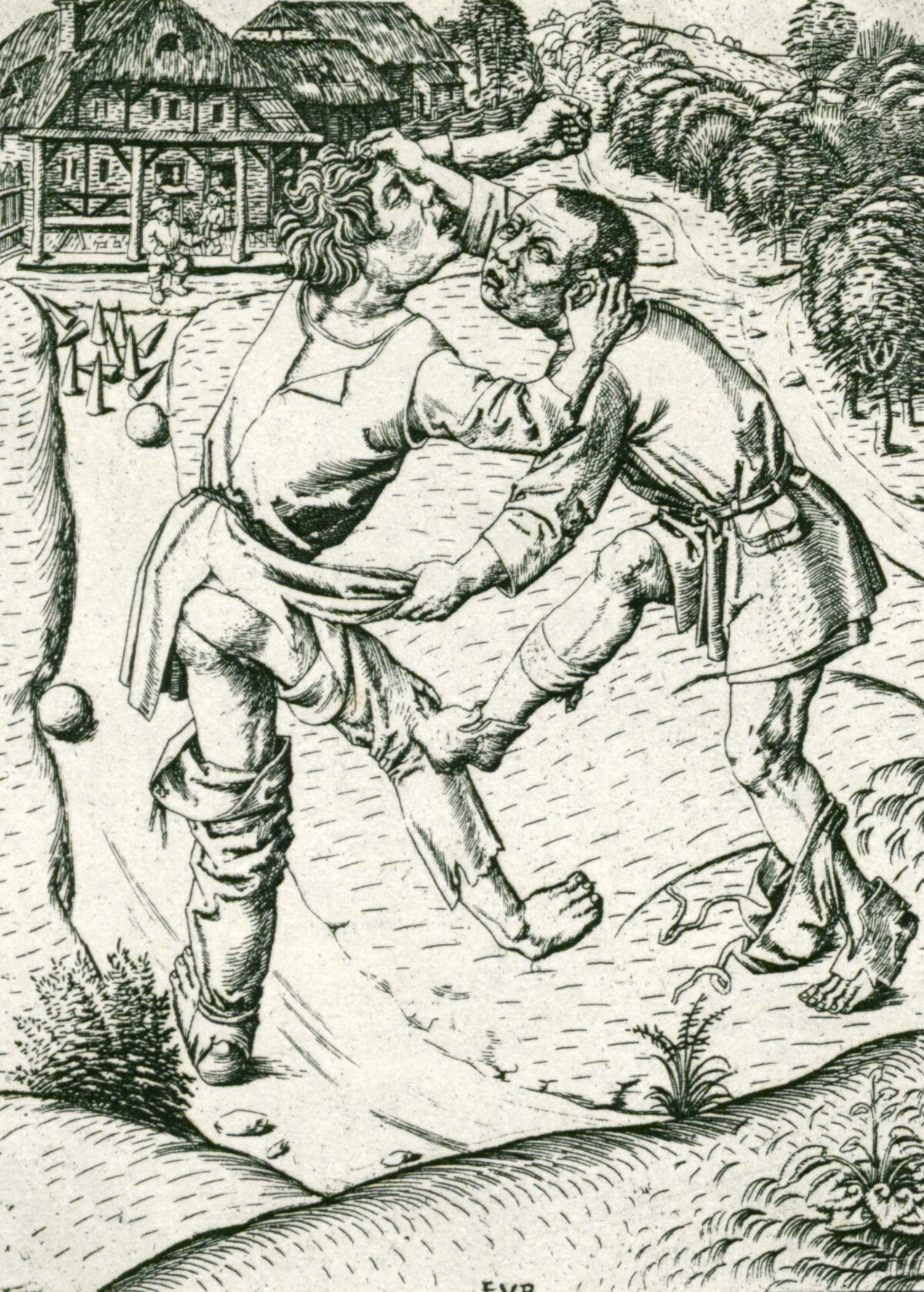 <span class="numbwork">0972</span > <span class="bullwork">•</span > Pelea de campesinos por una partida de bolos