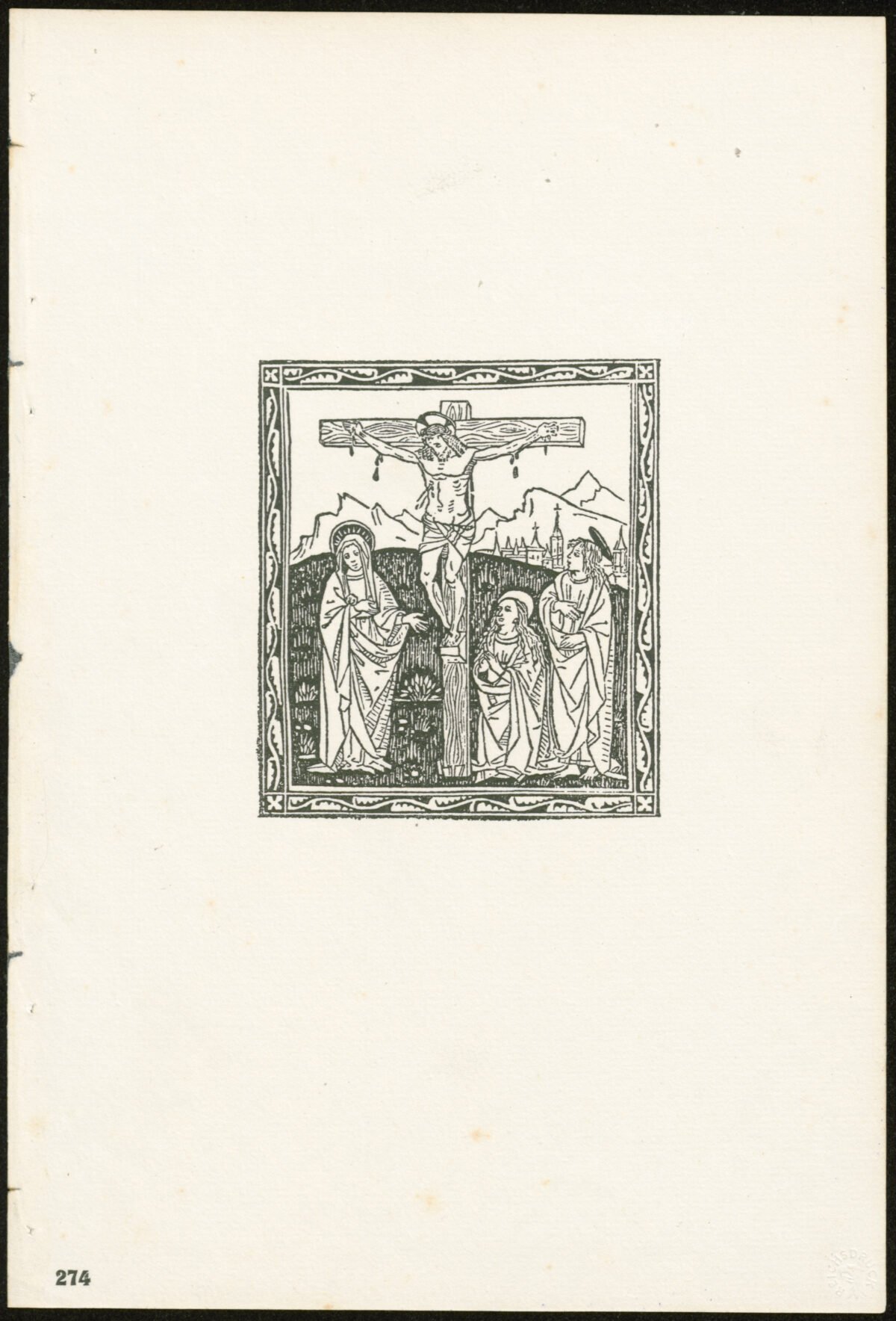 <span class="numbwork">0978</span > <span class="bullwork">•</span > Cristo en la cruz (con María y María Magdalena) - Image 2