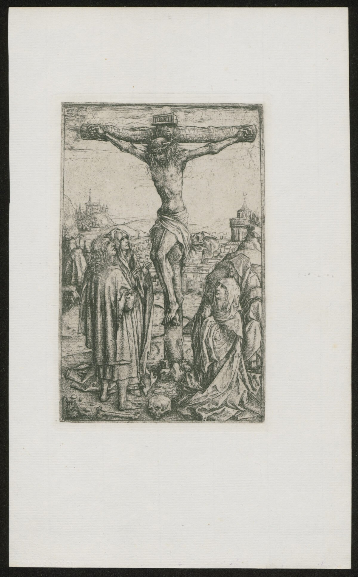 <span class="numbwork">0988</span > <span class="bullwork">•</span > La Crucifixión con María, San Juan y dos santas mujeres. - Image 2