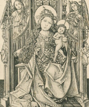 <span class="numbwork">0993</span > <span class="bullwork">•</span > La Virgen y el Niño entronizados